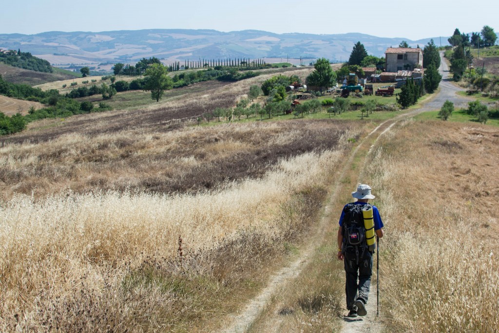 Il Cammino. La tappa San Quirico d'Orcia - Radicofani