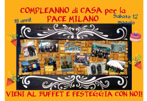 Copertina Compleanno di Casa per la Pace Milano