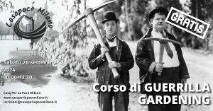 guerrilla gardening corso di formazione