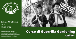 guerrilla gardening corso online