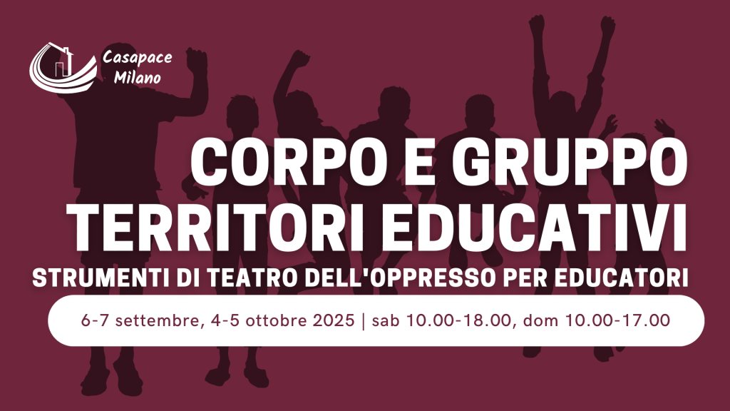 corpo e gruppo territori educativi teatro dell'oppresso per educatori