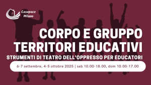 corpo e gruppo territori educativi teatro dell'oppresso per educatori