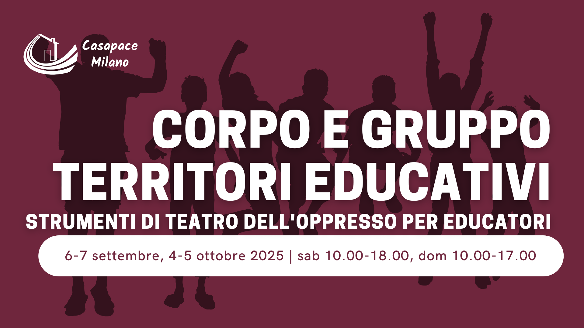 corpo e gruppo territori educativi teatro dell'oppresso per educatori