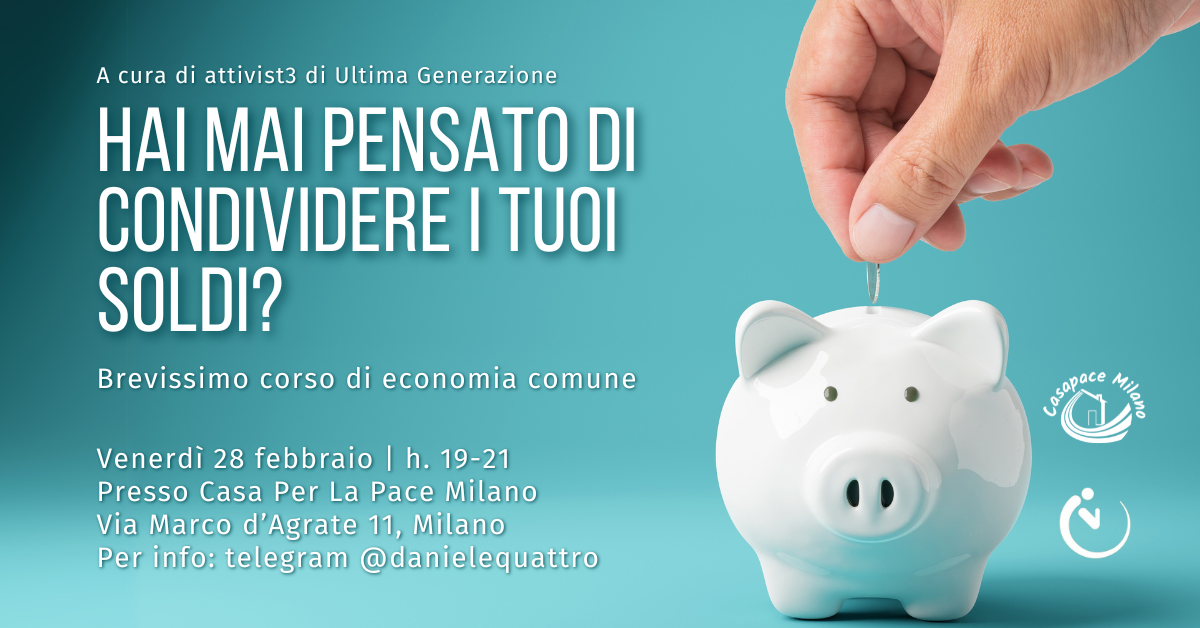 Evento ultima generazione corso di economia comune