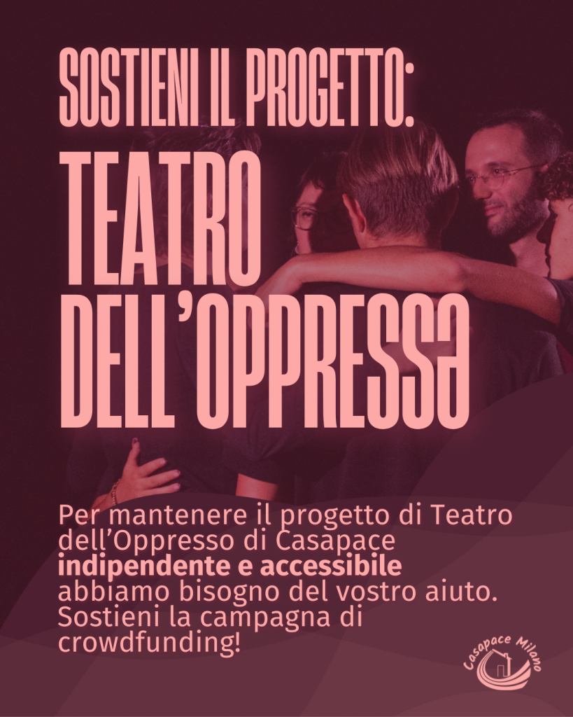 crowdfunding teatro dell'oppresso