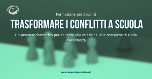 Formazione docenti trasformare i conflitti
