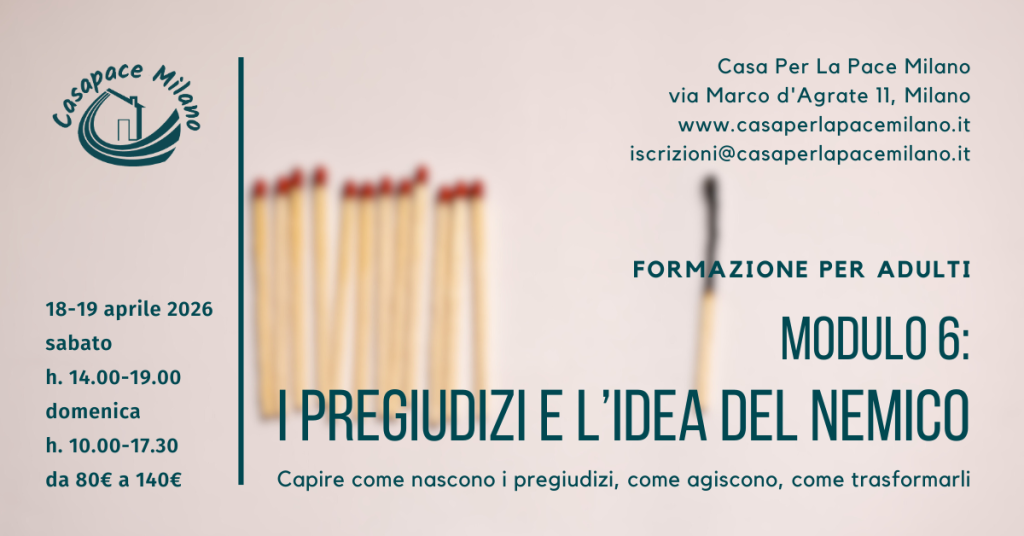 i pregiudizi e l'idea del nemico formazione sui conflitti