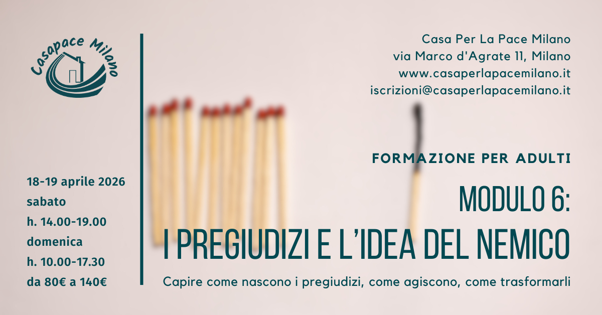i pregiudizi e l'idea del nemico formazione sui conflitti