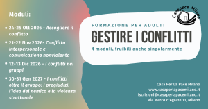 gestire i conflitti 2026/27